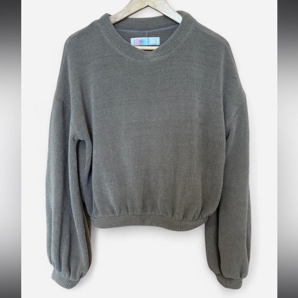 Free People Beach Cozy Crewneck Sweater Sweatshirt- XS
